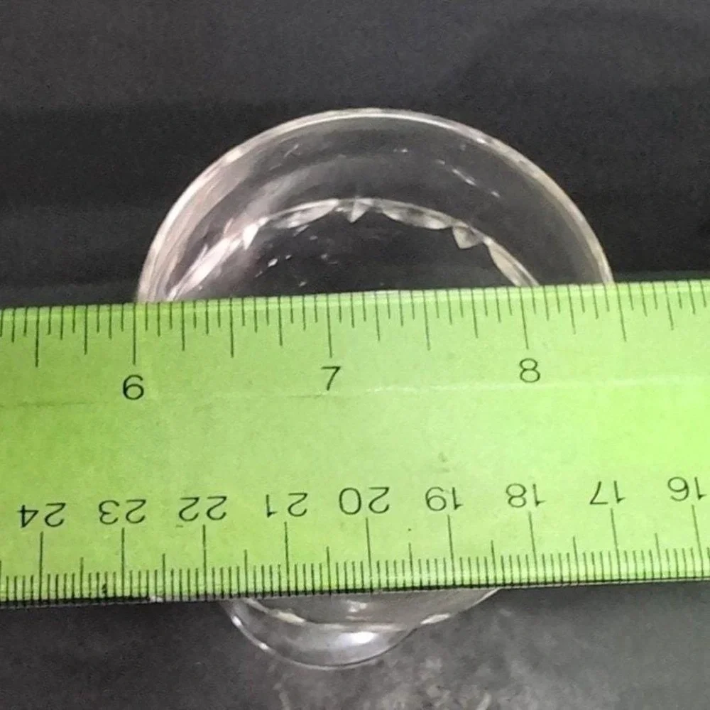 Lenox Candleglow Lead Crystal Wine Goblet, Vintage Clear Cut Stemware, Drinkware